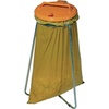 Bin bag stand 1x120l static with cover, yellow